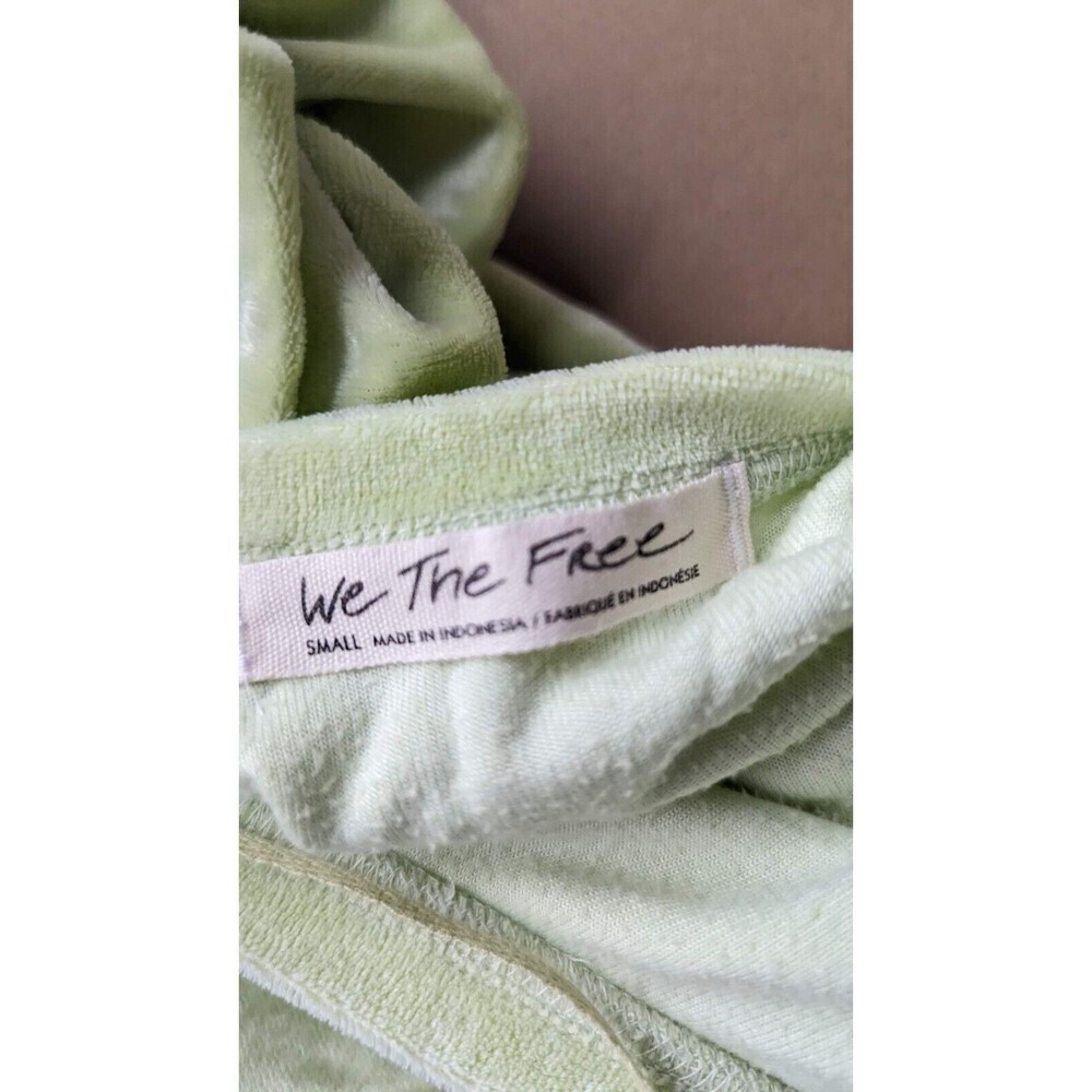 We The Free Valerie Velour Low Back Wide Sleeves Oversize Comfy‎ Top Small - Picture 8 of 11